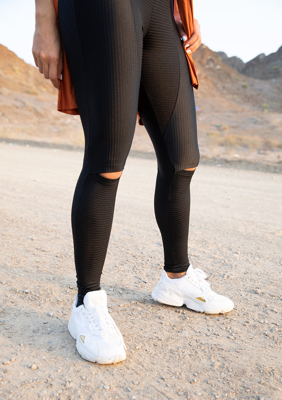 Rigel glossy sports leggings
