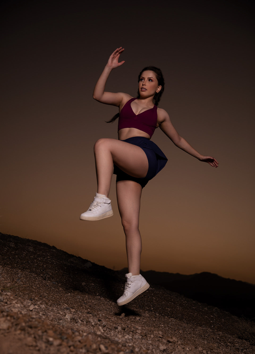 Jupiter double layer lycra shorts