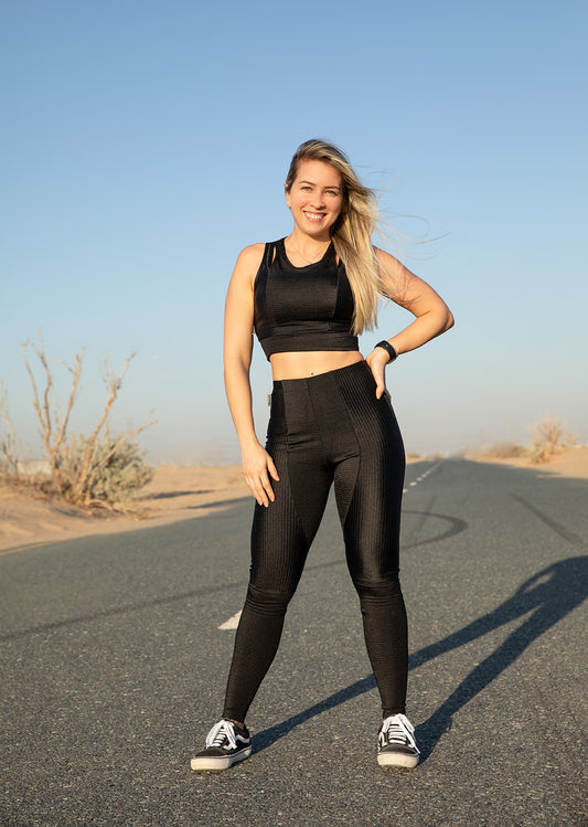 Rigel ultra-firm textured unpadded top