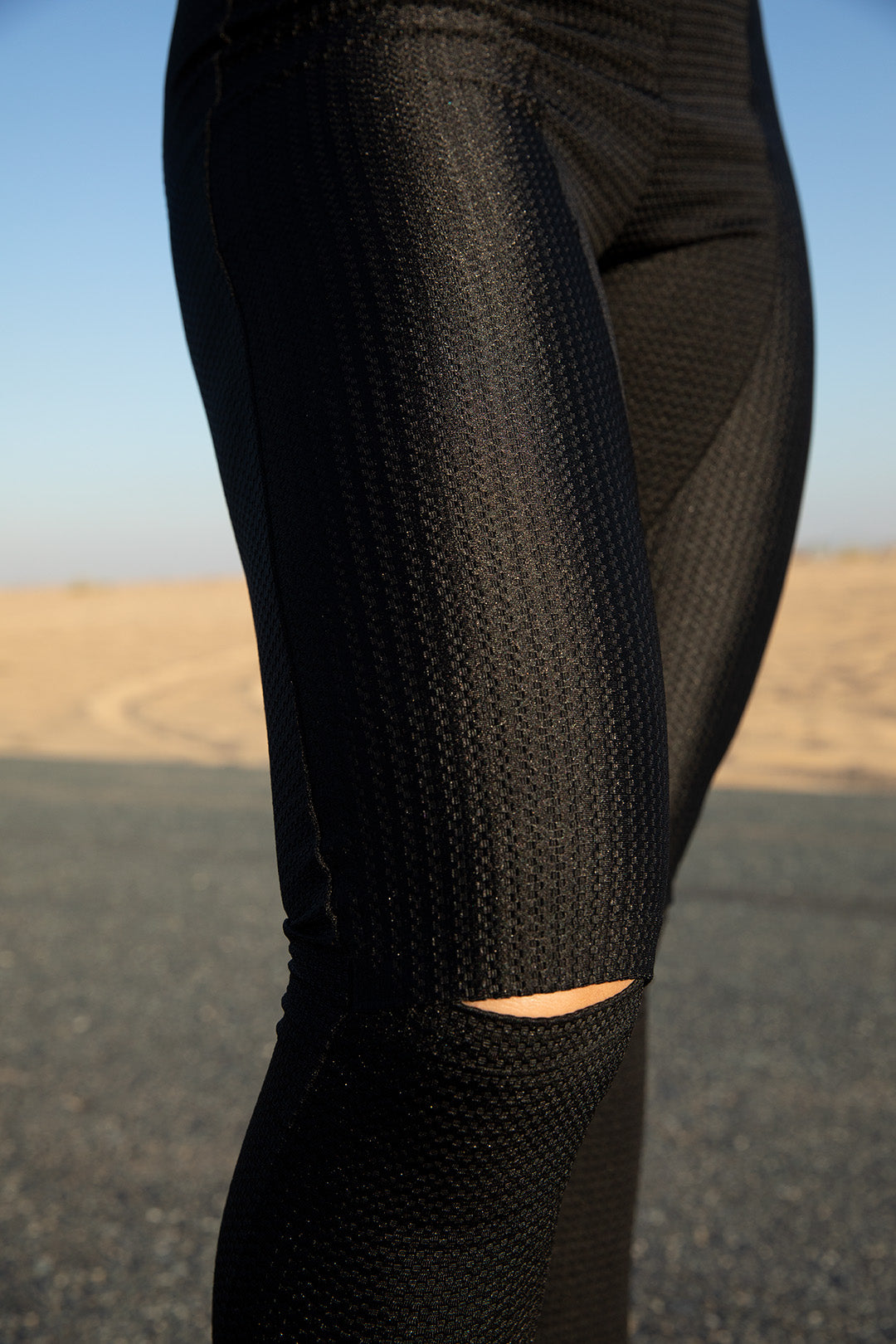 Rigel glossy sports leggings