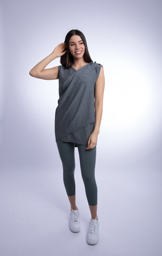 Aisha Long Vest