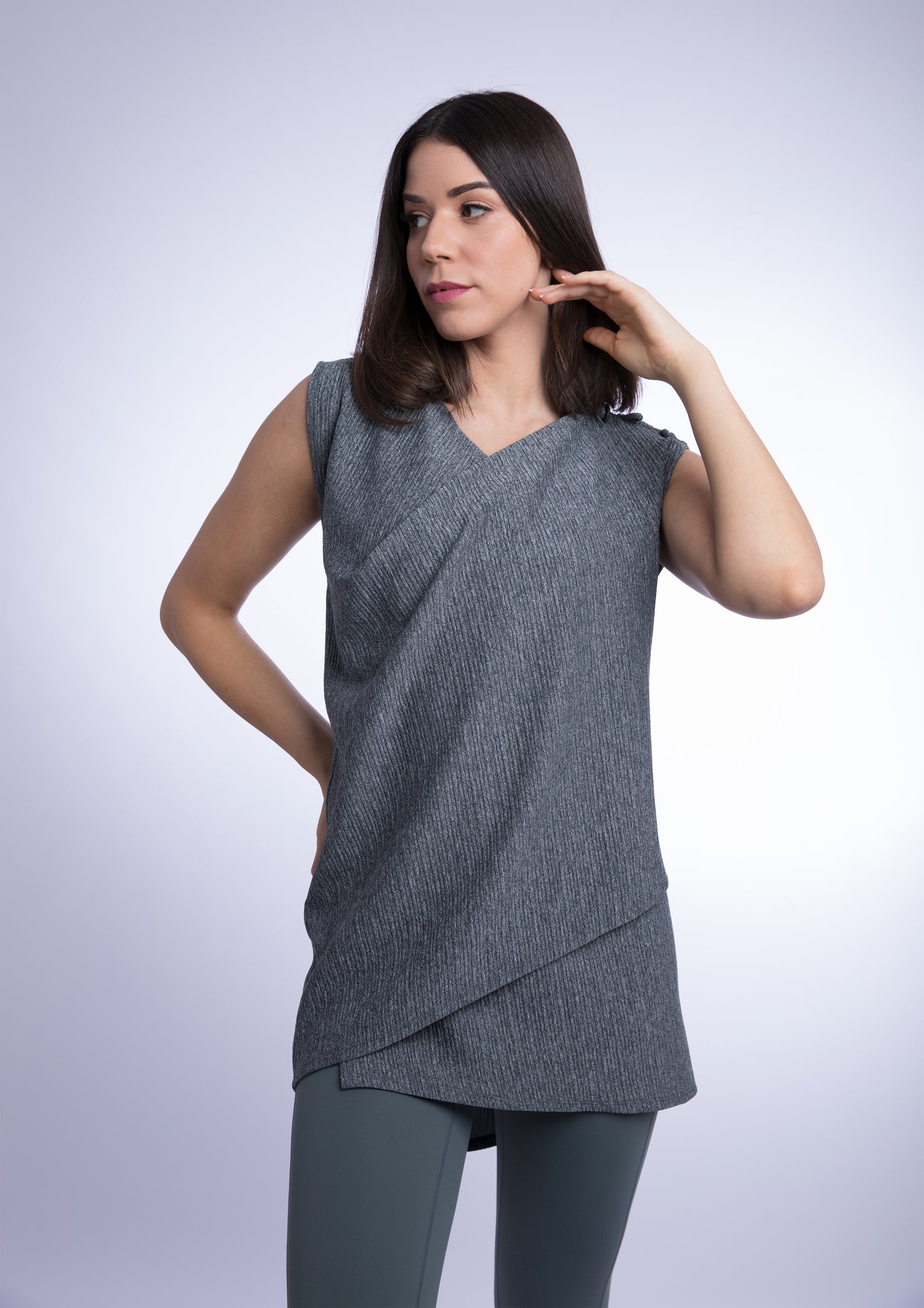 Aisha Long Vest