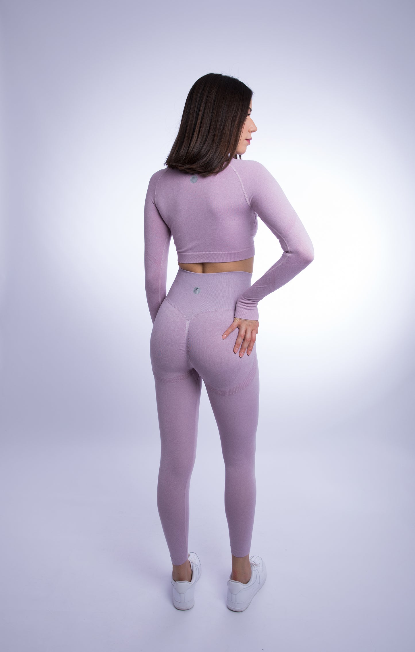 Alana Seamless Mesh Set Lavender M