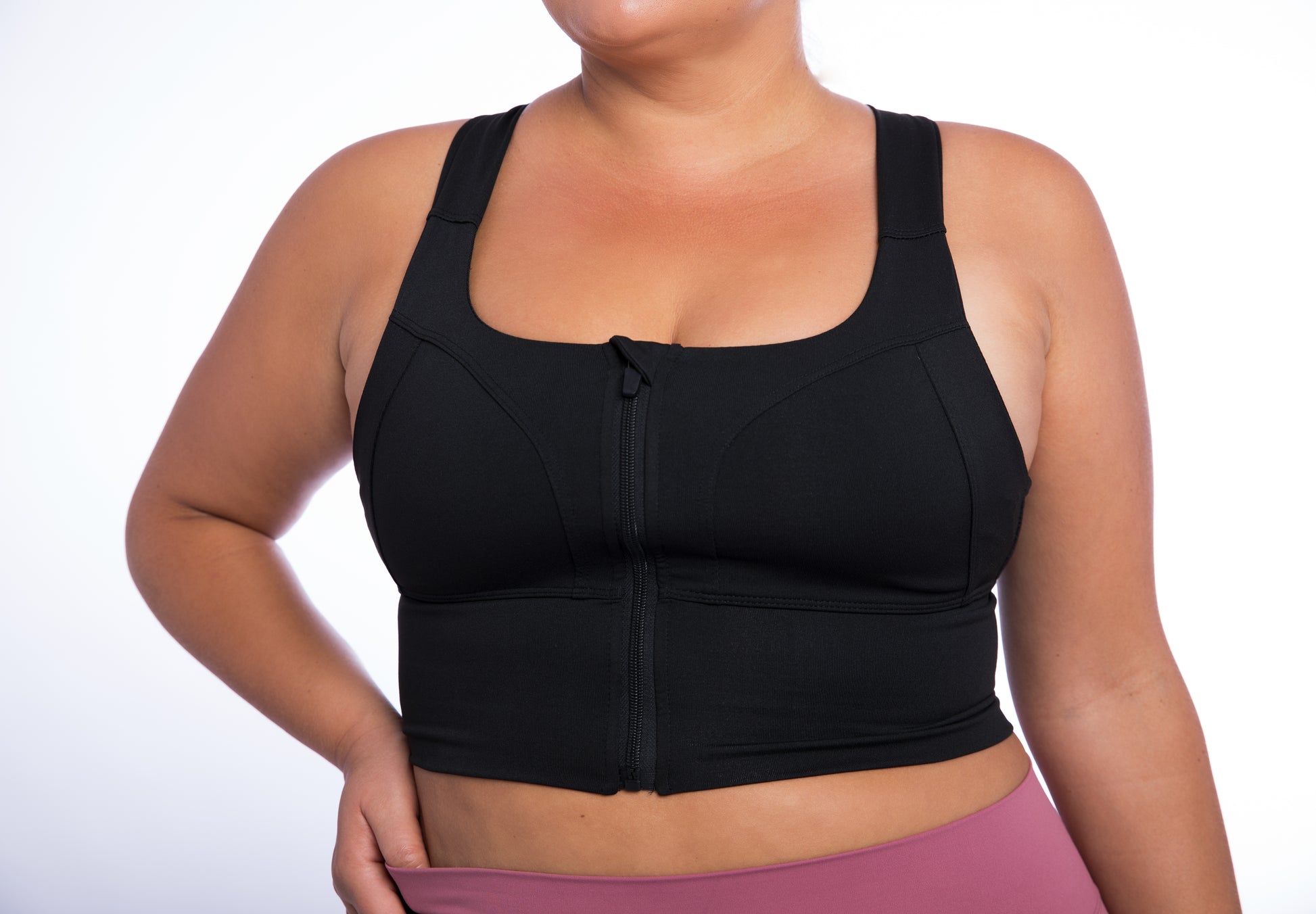 Federica Crop Top High Impact Sports Bra Plus Size