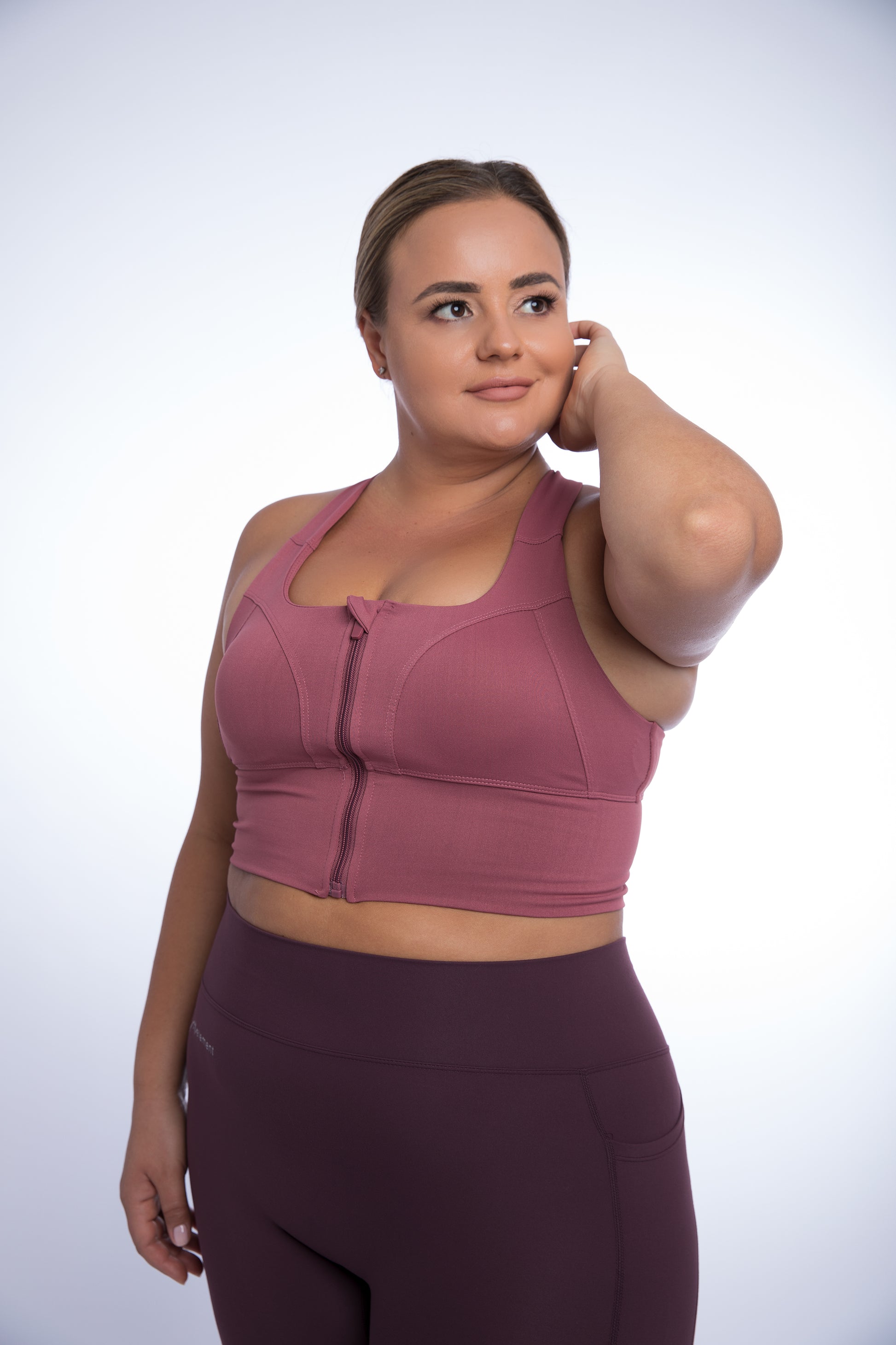 Federica Crop Top High Impact Sports Bra Plus Size