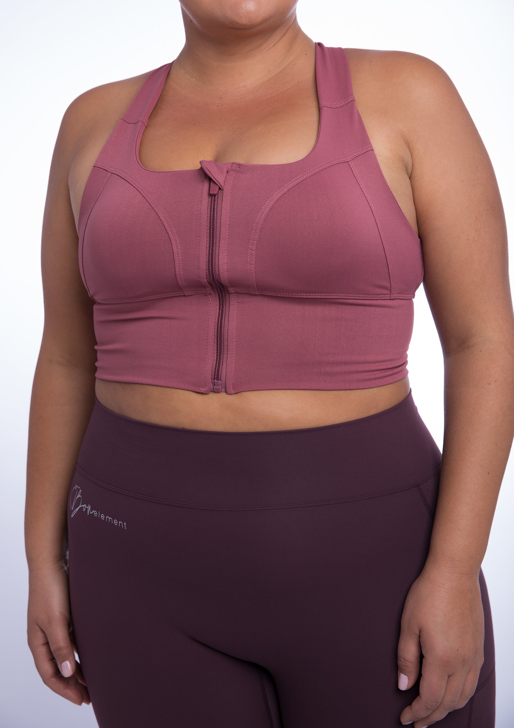 Federica Crop Top High Impact Sports Bra Plus Size