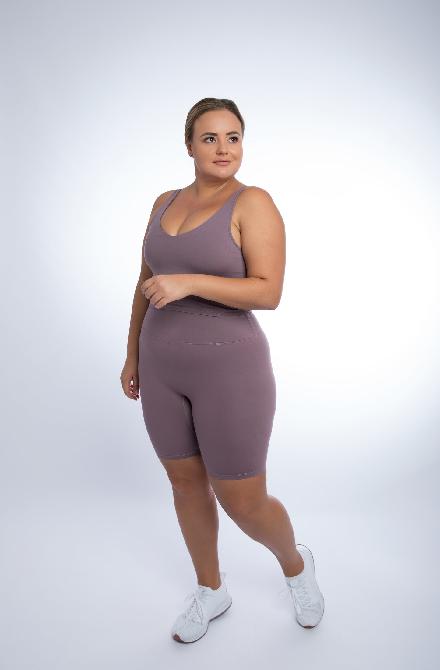 High-rise Nat shorts Plus Size