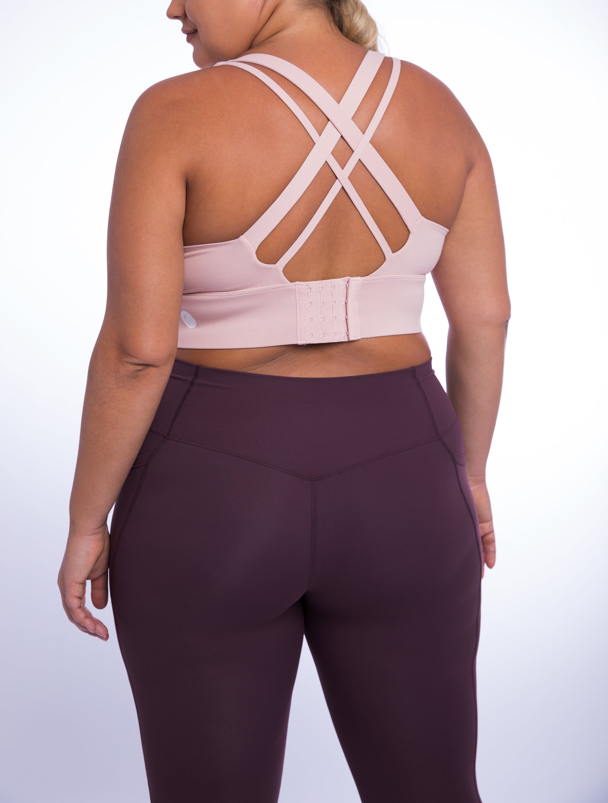 High Impact Tara Top Plus Size XXL Pink