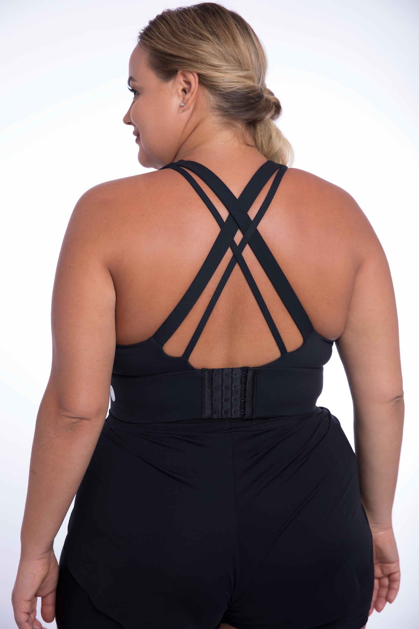 High Impact Tara Top Plus Size XXXL Black