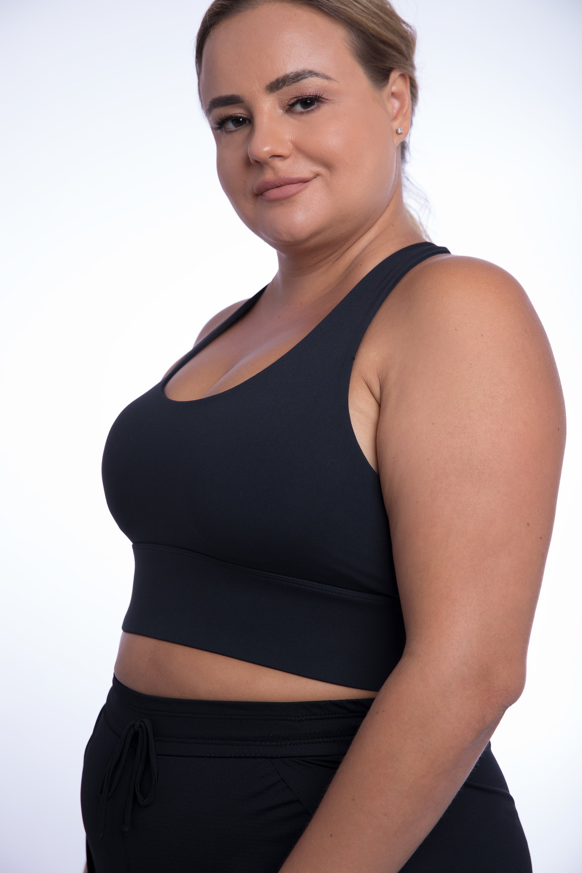 High Impact Tara Top Plus Size XXL Black