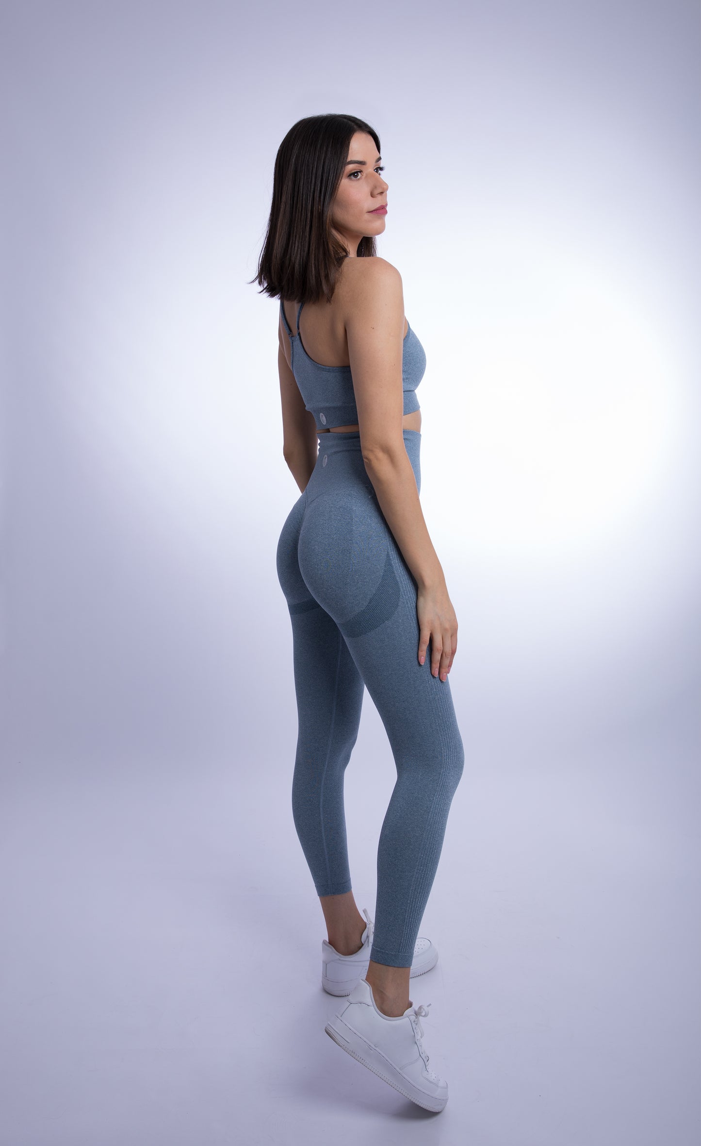 Jasmine Seamless Set with Crop Strap Top and Legging