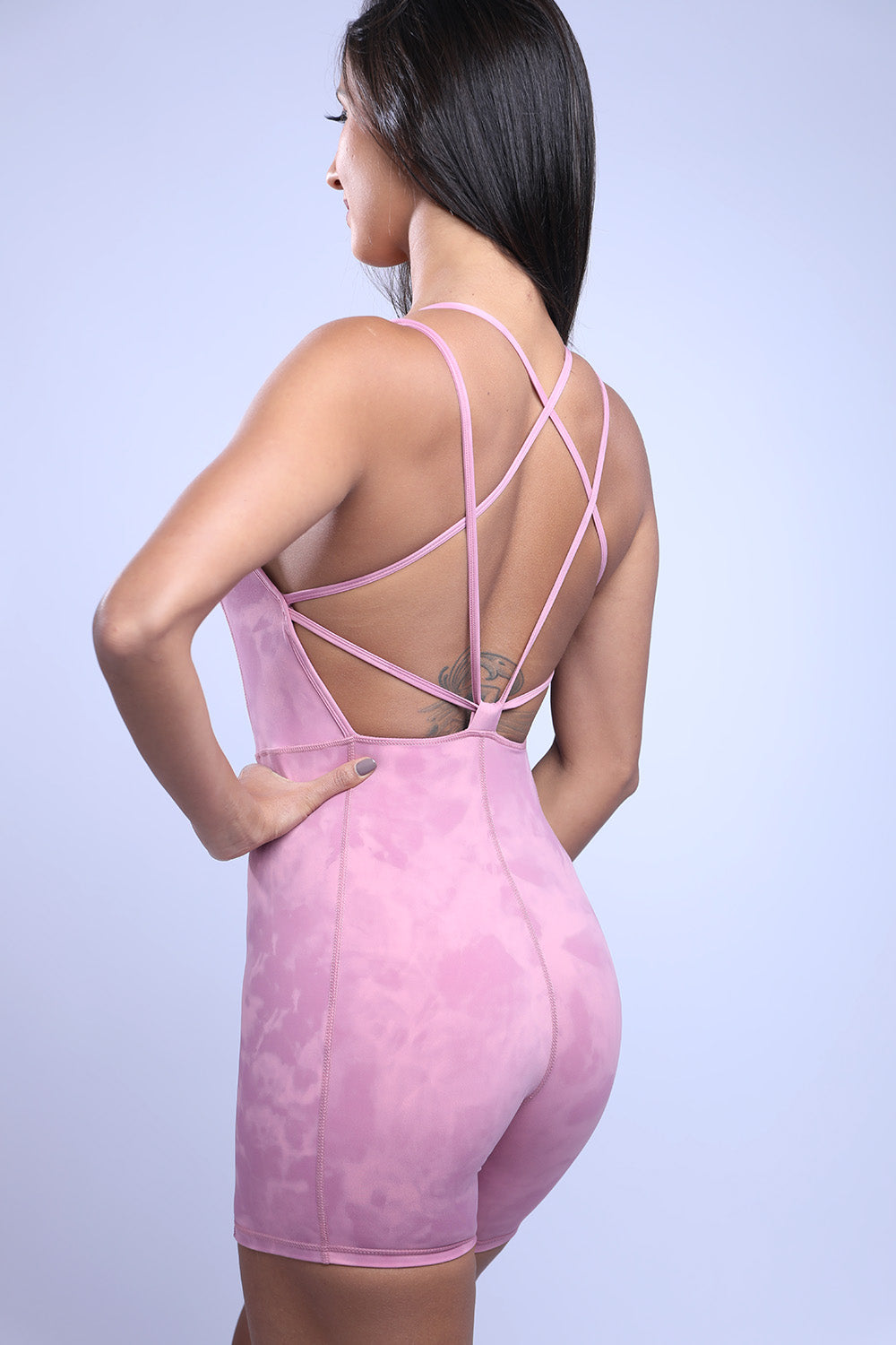 Milkyway Activewear Bodysuit L Pink