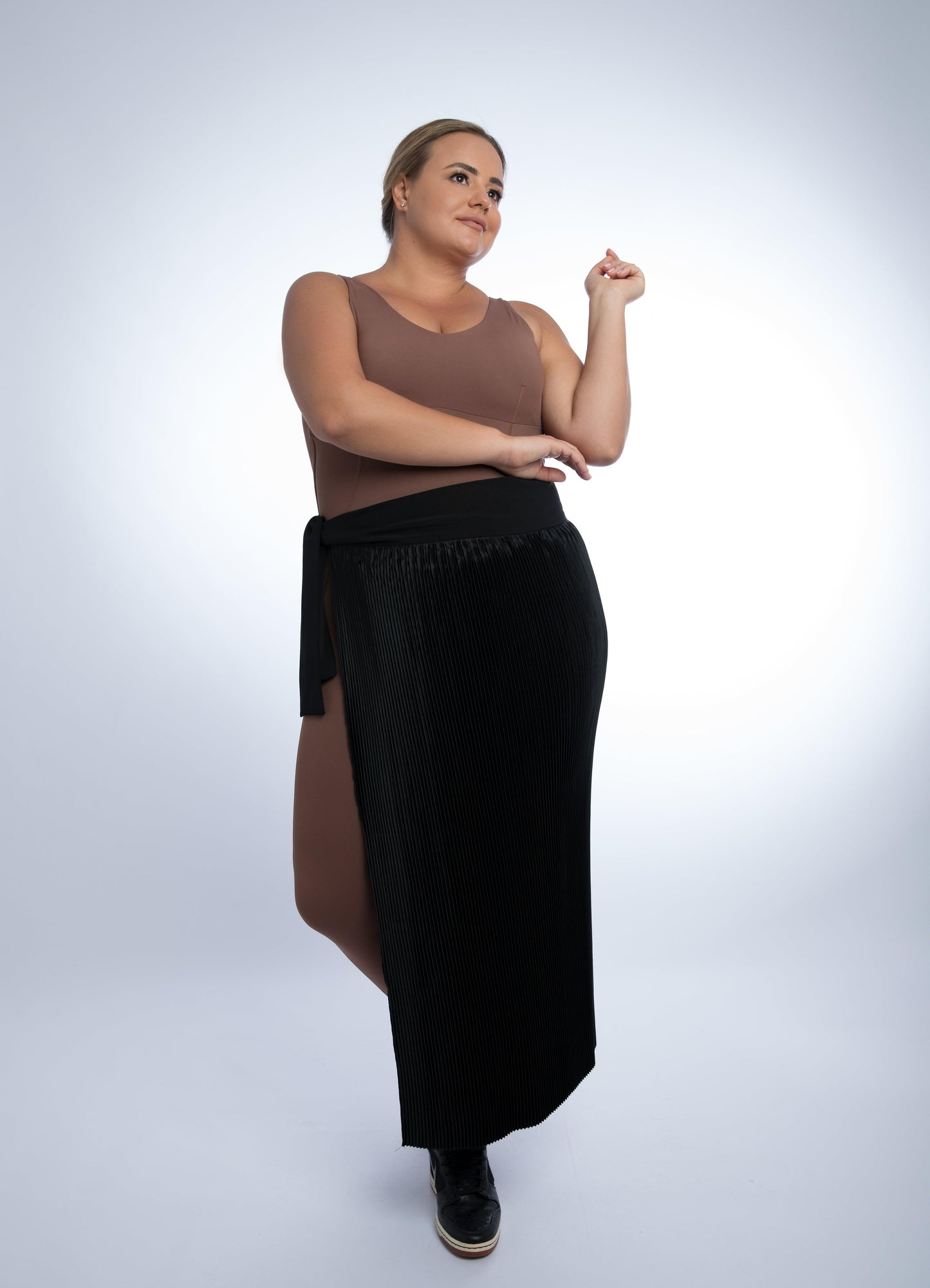 Diva Semi Skirt Statement Piece Free Size Free Size Black