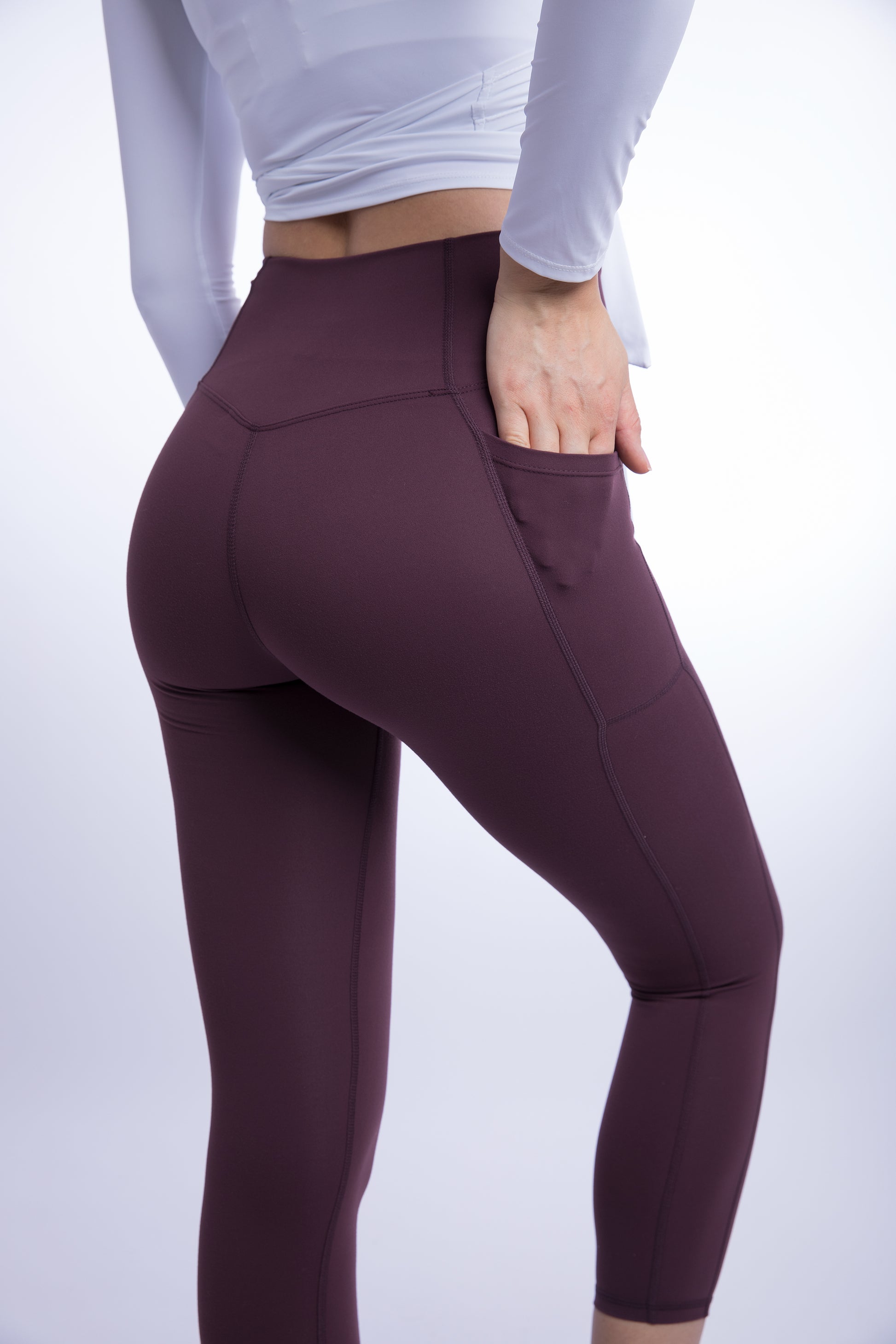 Leila Legging Yoga & Studio Plus Size Plum
