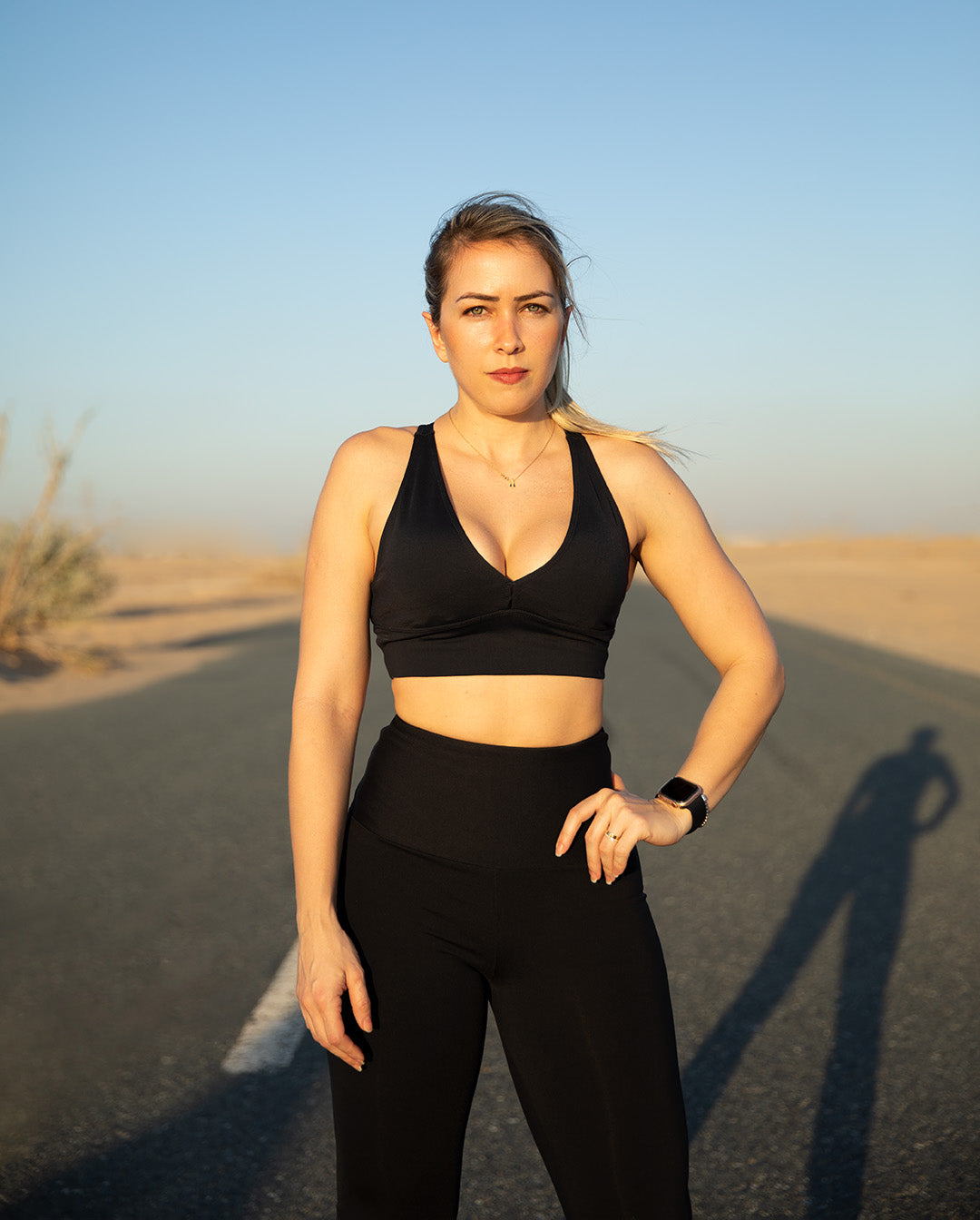 Sirius Plain Activewear Cool Top with Swimmer’s Back Black