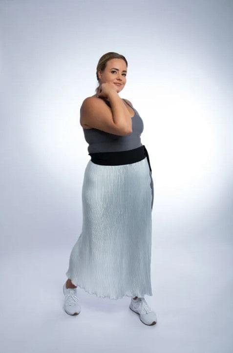 Diva Semi Skirt Statement Piece Free Size Free Size Platinum