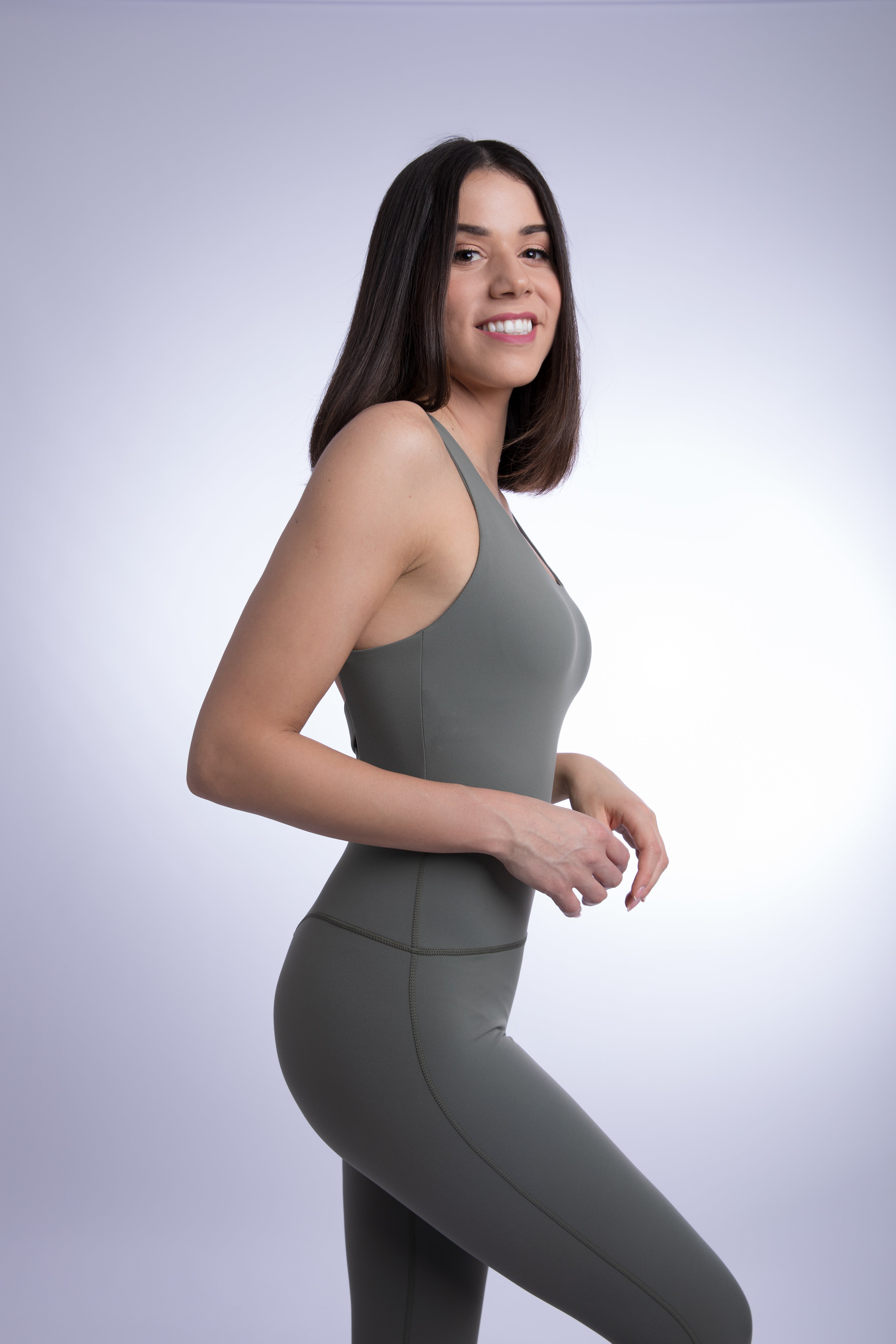 Eveline Fitness Jumpsuit with Body Shaping Compression